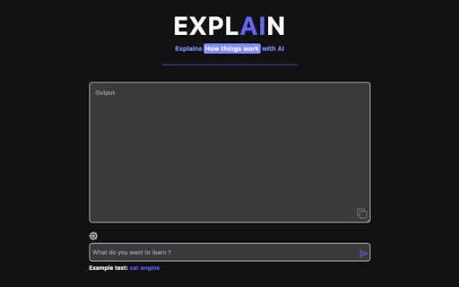 EXPLAIN