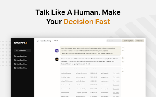 Ideal Hire AI