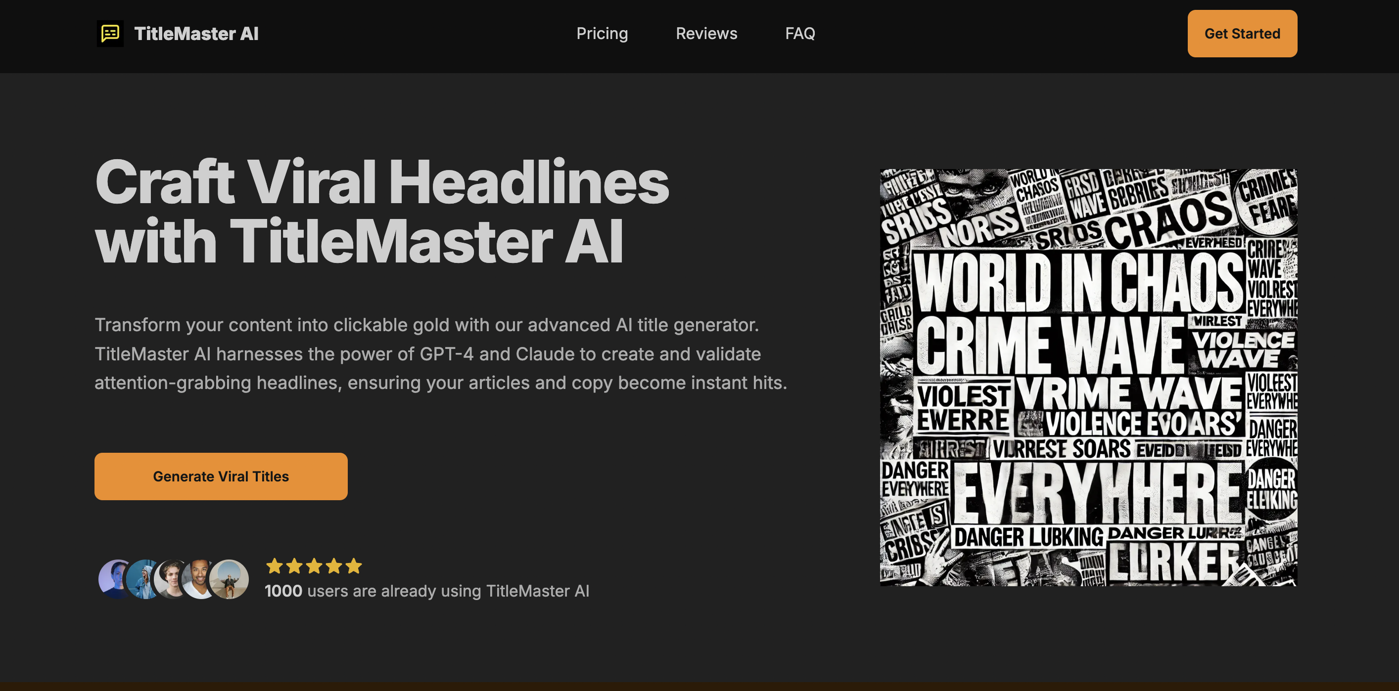 TitleMaster AI - Title Generator