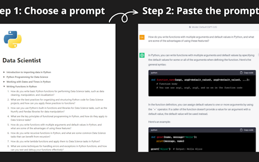 ChatGPT Prompts for AI
