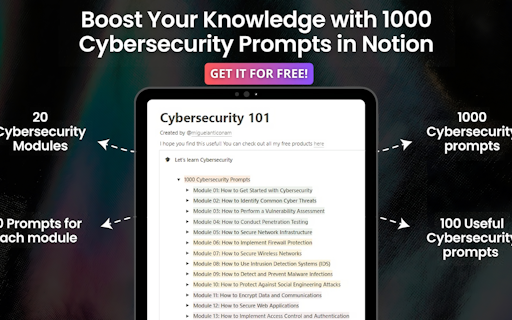 1000+ Cybersecurity Prompts