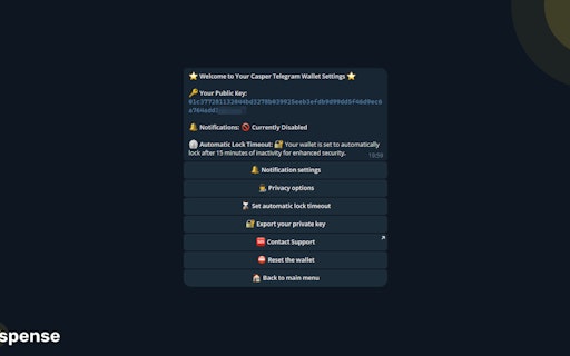 Dspense Wallet