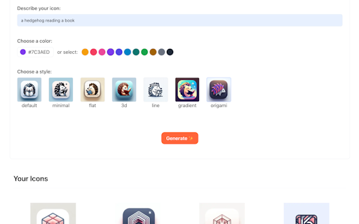 Icon Generator AI