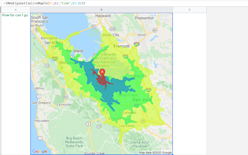Maps for Excel