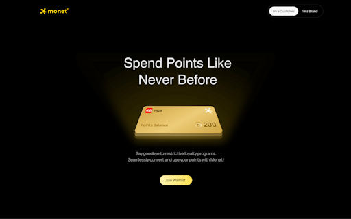 Monet's Loyalty Waitlist