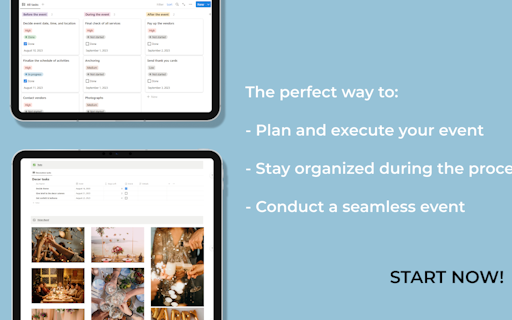Ultimate Notion Event Planner