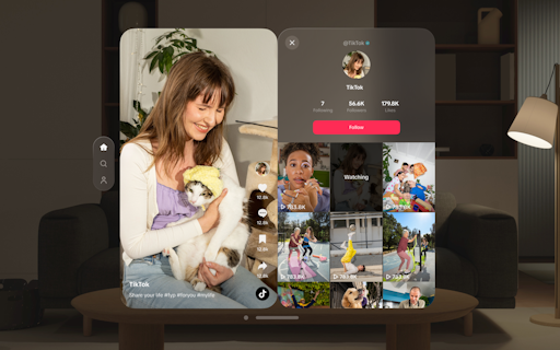 TikTok for Vision Pro