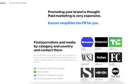 Kazum - Your AI PR assistant