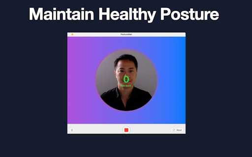 AI Posture Monitoring App on Your Mac