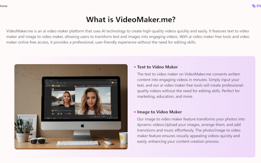 VideoMaker.me:AI Video Maker Free Online