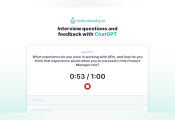 Interviews by AI