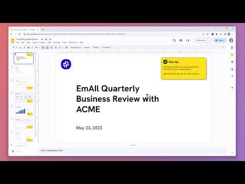 Plus AI QBRs and Sales Decks