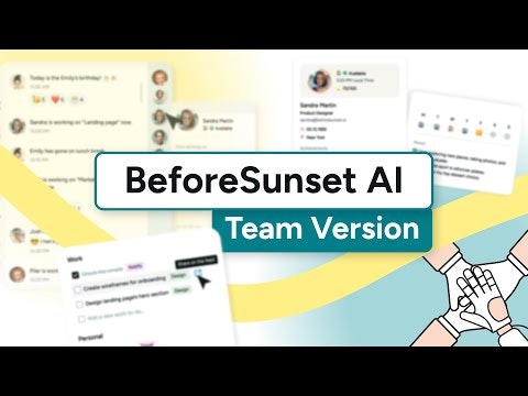 BeforeSunset AI Teams