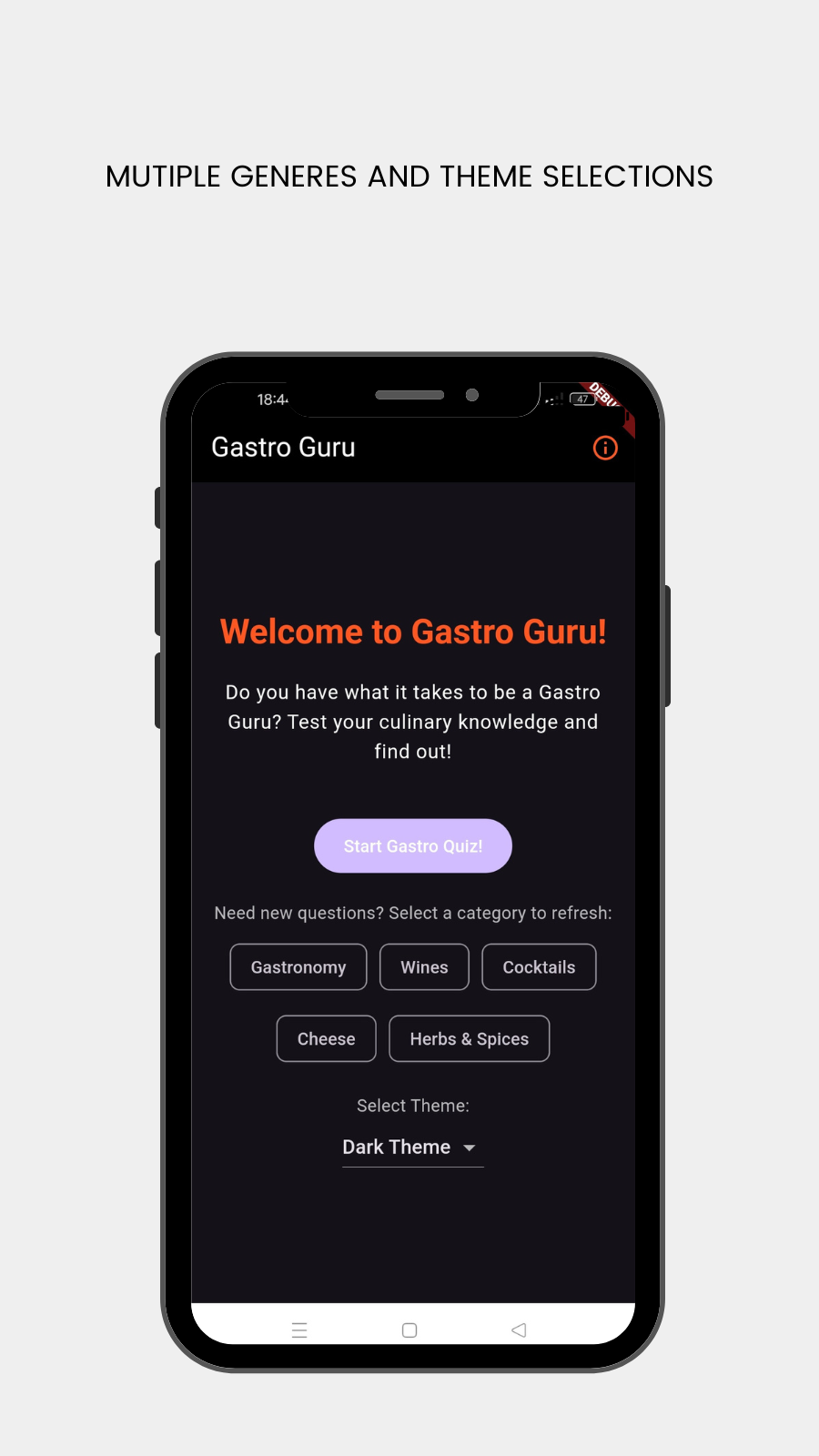 Gastro Guru - Culinary Trivia Game