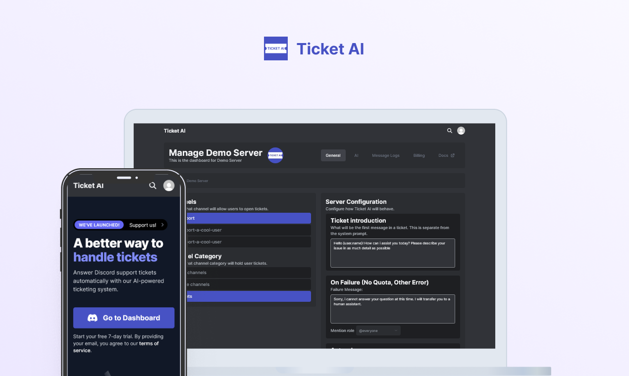 Ticket AI for Discord