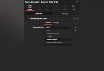 Dynamic Grids for DaVinci Resolve
