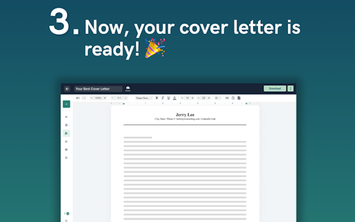 Cover LetterAI by Wonsulting