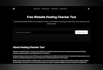 Hosting Checker