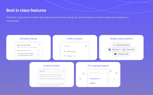 Podnotes