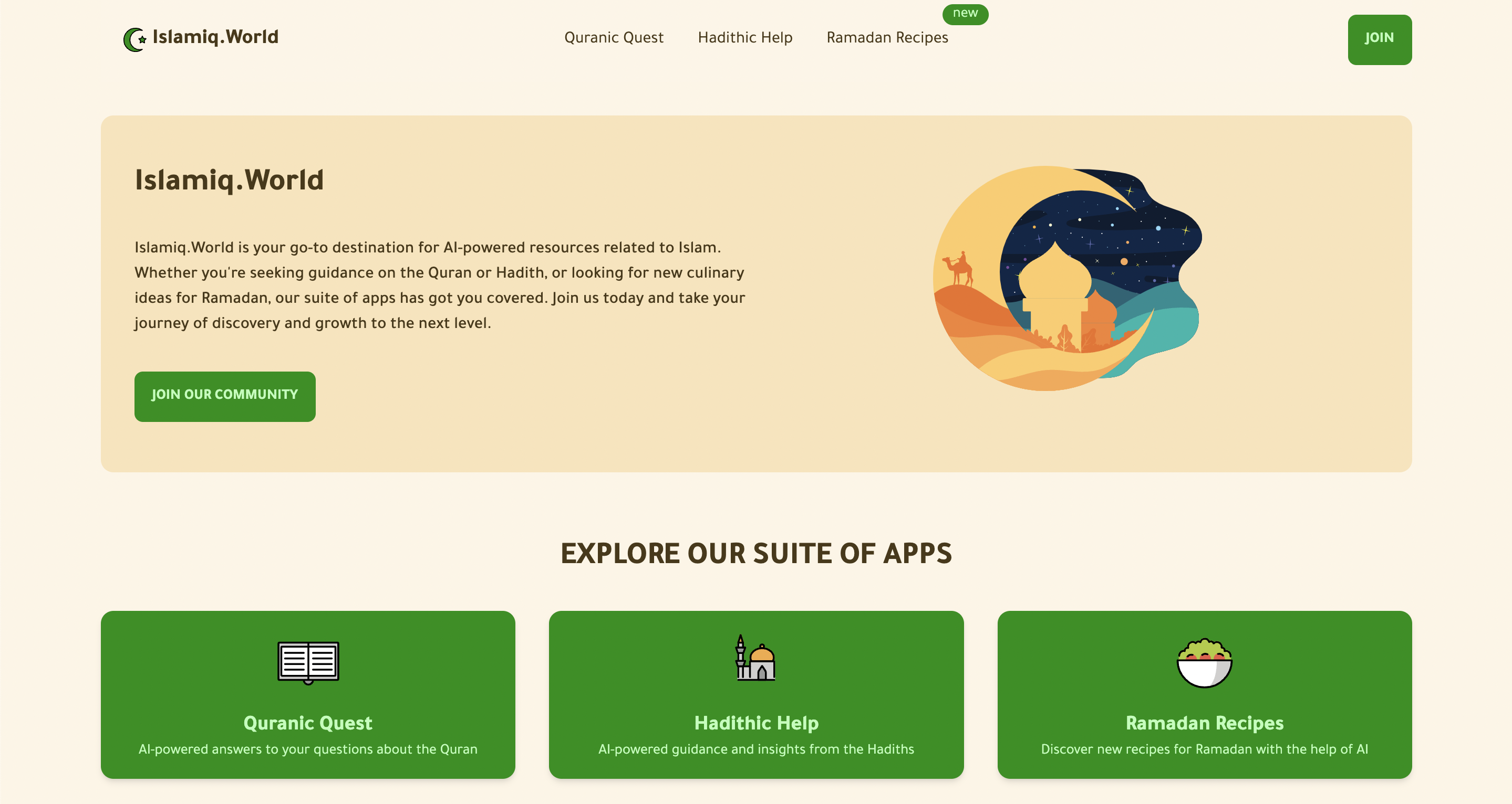 Ramadan Recipes by Islamiq.world