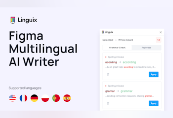 AI Grammar Checker & Rewriter for Figma