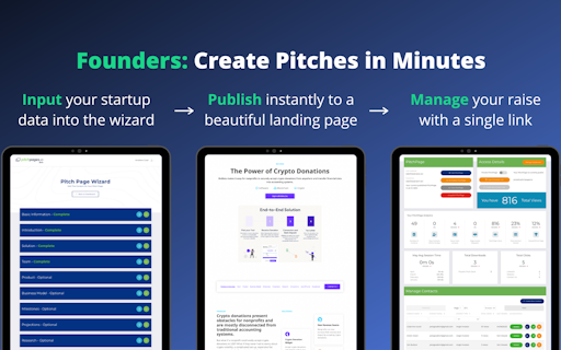 PitchPages Startup Marketplace