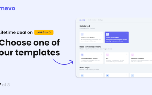 mevo: create chatbots easily
