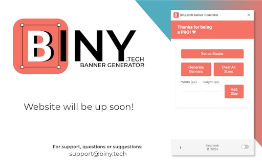 Biny.tech Banner Generator