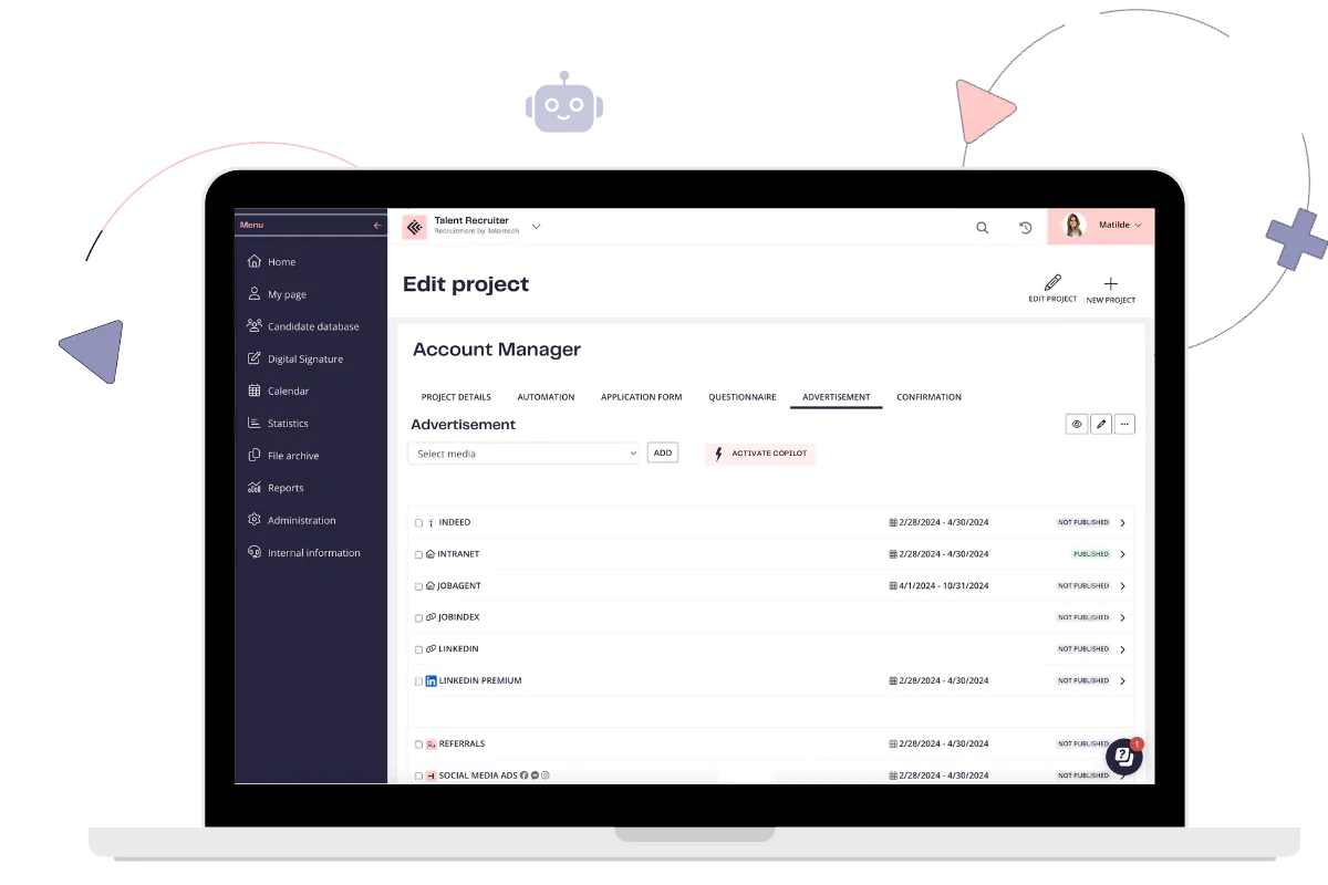 Talentech Recruiter AI CoPilot