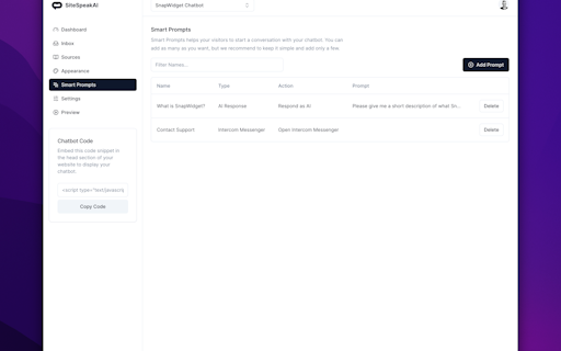 SiteSpeakAI