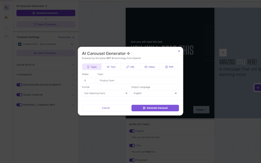 aiCarousels 3.0