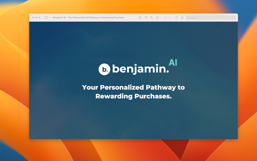 Benjamin - AI Rewards Shopping Assistant