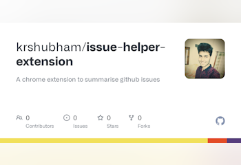 Github Issue Helper