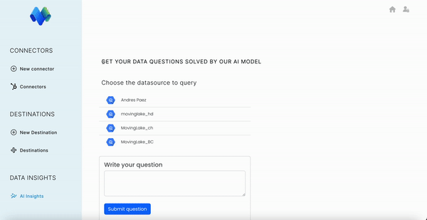 MovingLake AI Data Insights
