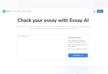 Free Essay Checker AI
