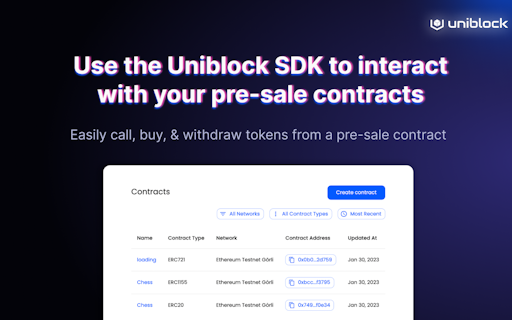 Uniblock SDK