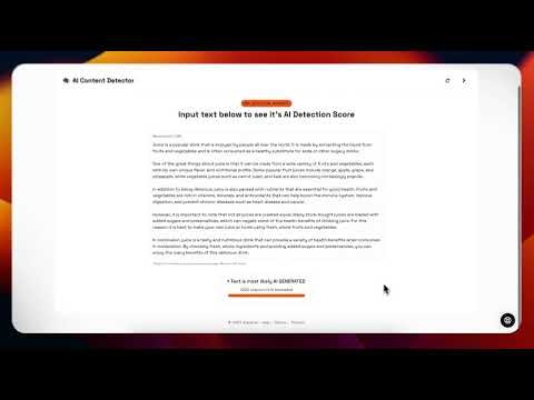 AI Content Detector