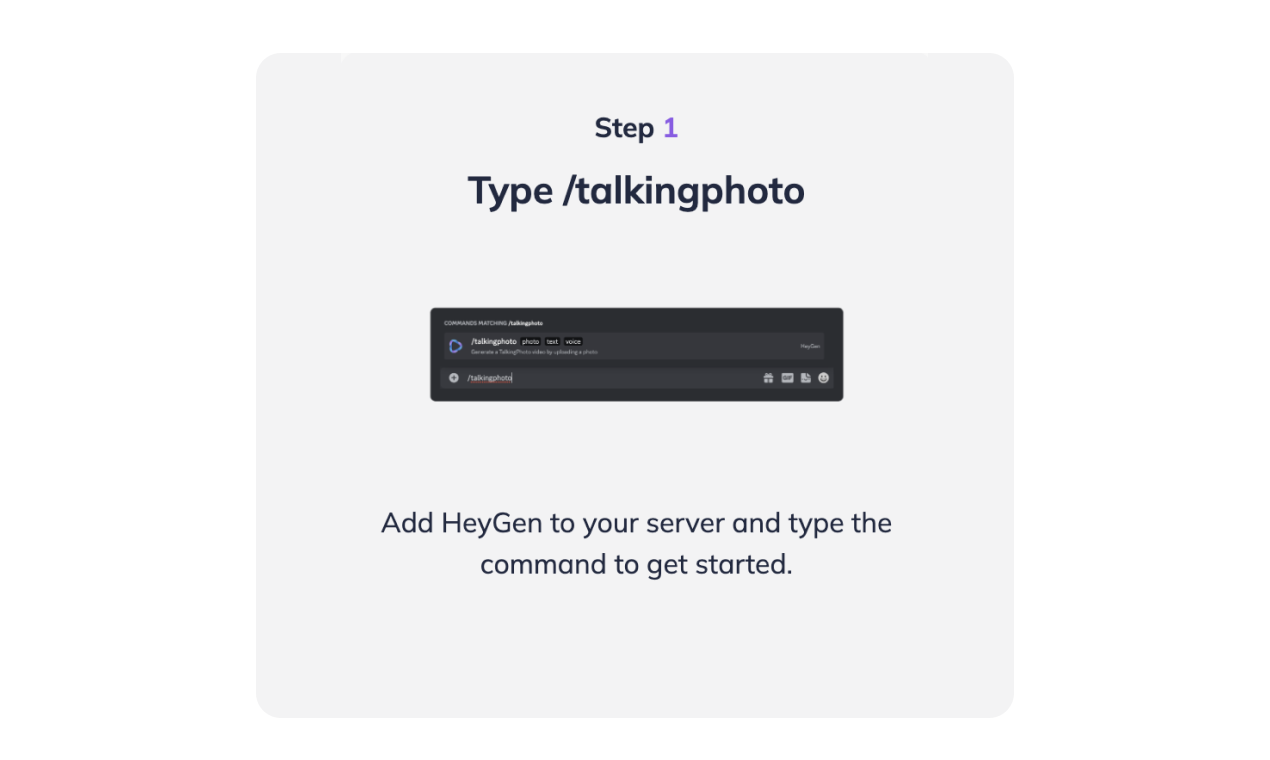 TalkingPhoto Discord Bot by HeyGen