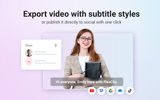 Auto Subtitle by FlexClip