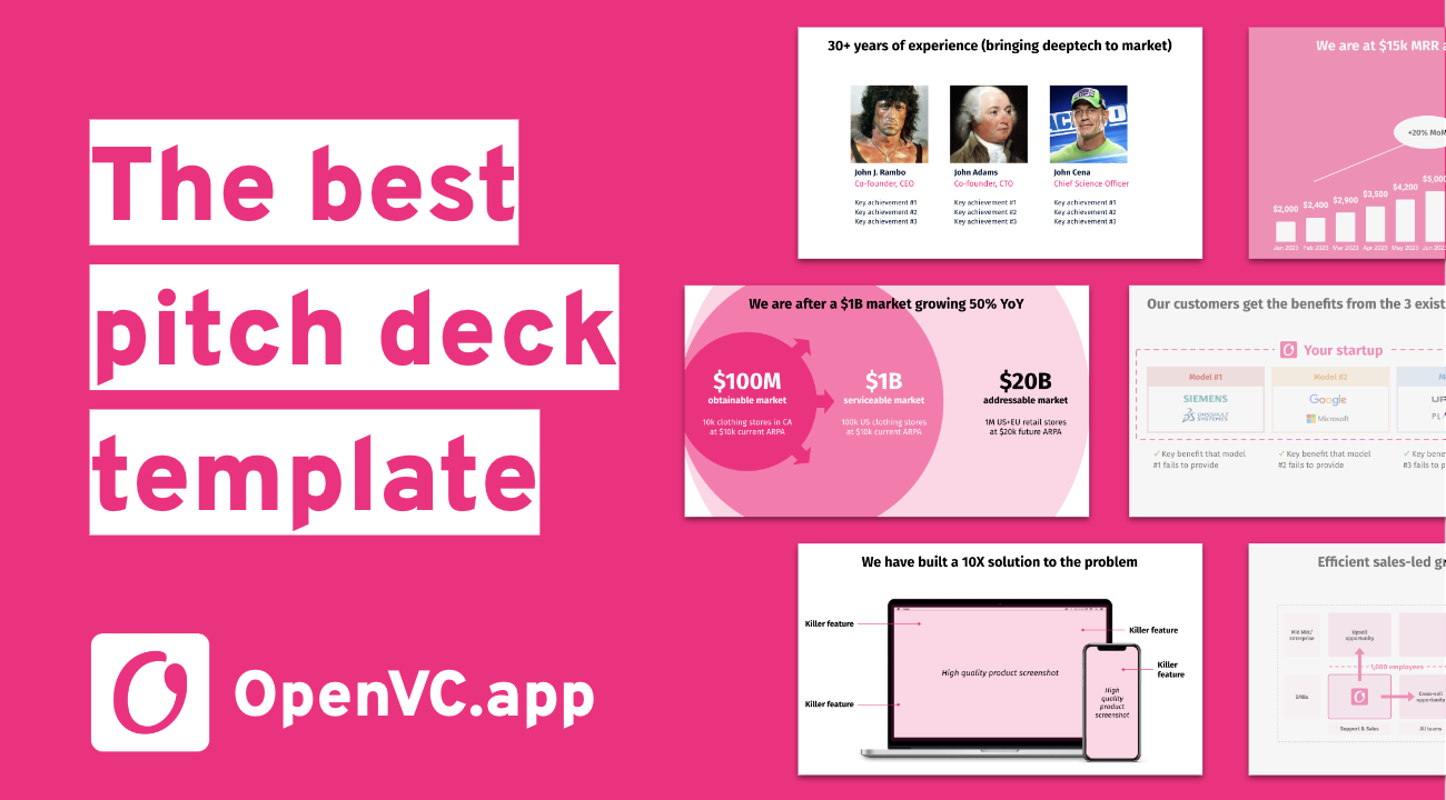 OpenVC Pitch Deck Template