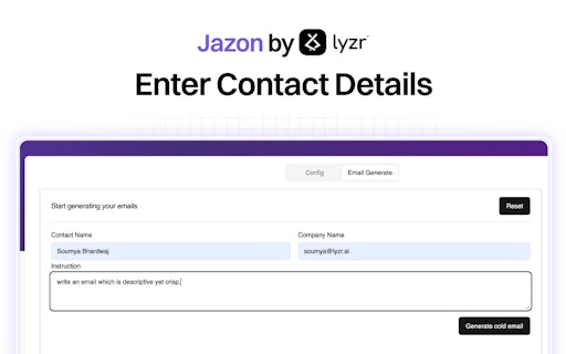 Cold Email generator