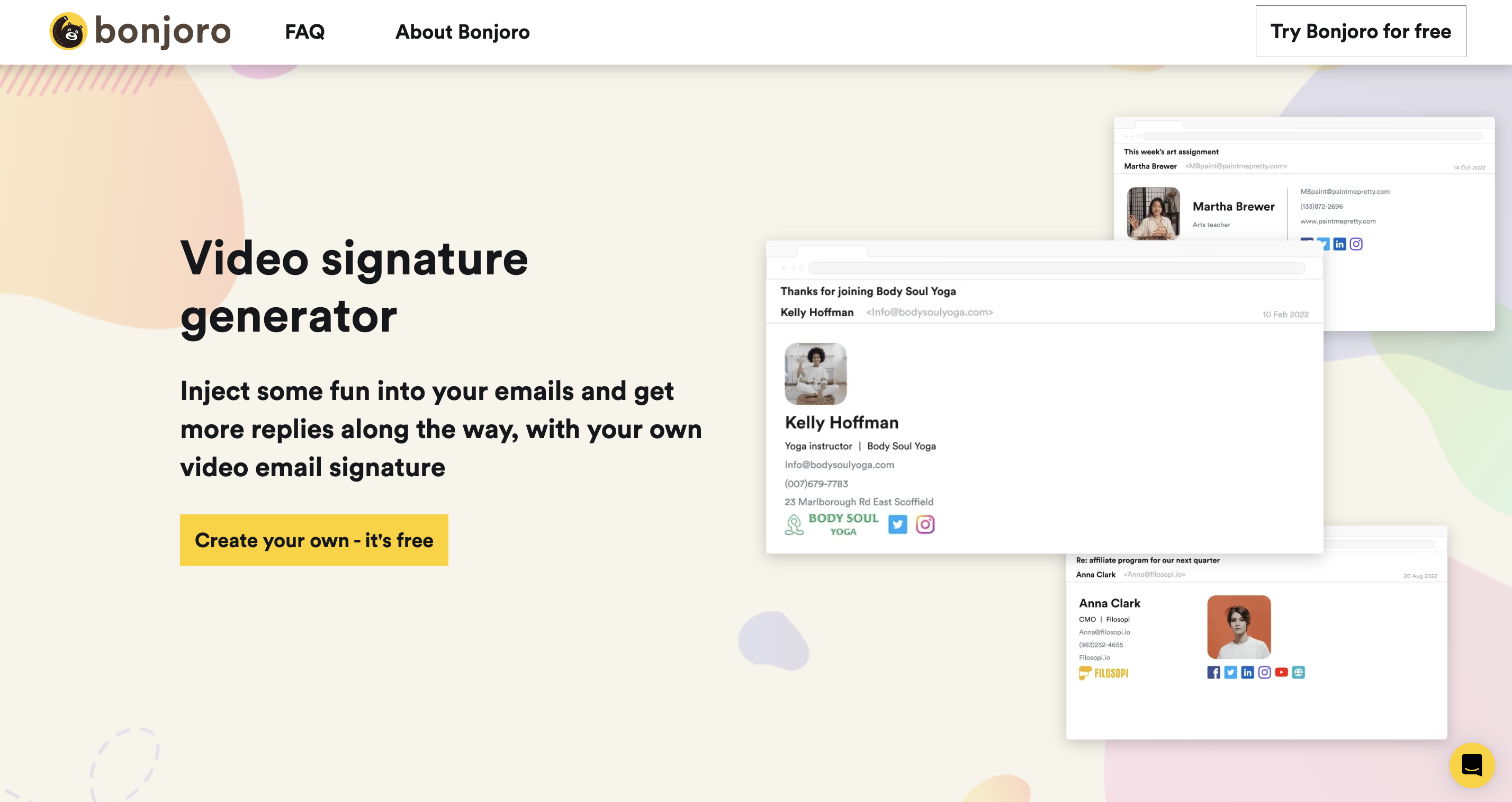 GIF Signature by Bonjoro