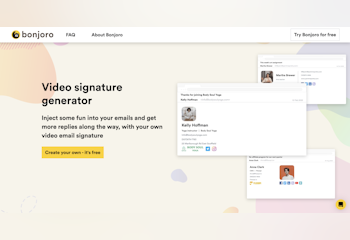 GIF Signature by Bonjoro
