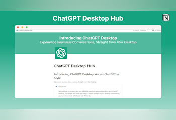 ChatGPT Desktop Hub