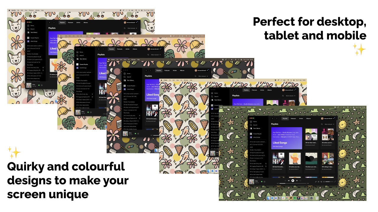 The Quirky Pattern Wallpapers