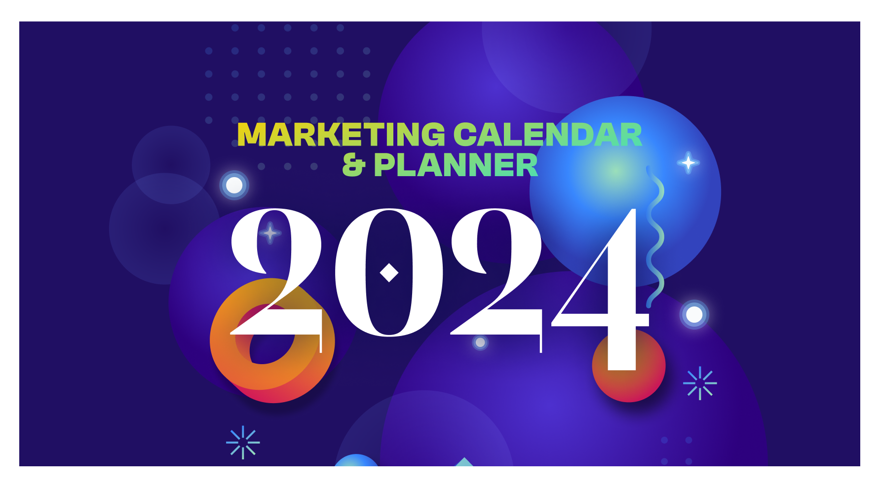 Marketing Calendar + Planner 2024