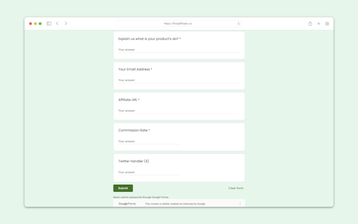 Find Affiliate