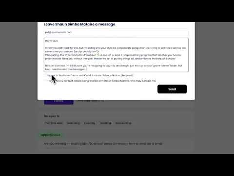 LinkedIn but people pay to DM you!