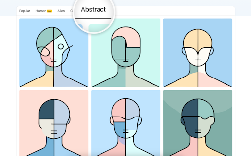 UI Faces with AI