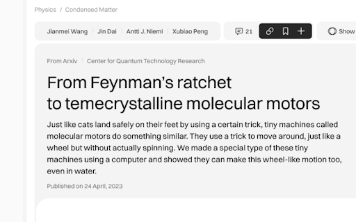 Synthical: Science, Simplified